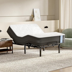 image:imageFLEXISPOT Adjustable Bed Frame Base Queen Head and Foot Incline Zero Gravity OneTouch Flat 2 Memory Settings Wireless Remote Flashlight Whisper Quiet Durable Motor Mattress Holder S2EPROQueen