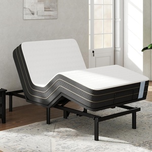 image:imageFLEXISPOT Queen Size Adjustable Bed Frame Base with 10 Inch Gel Memory Foam Mattress Simultaneous Head amp Foot Incline Viscose from Bamboo Medium Firm CertiPUR amp OekoTEX CertifiedTwin XL