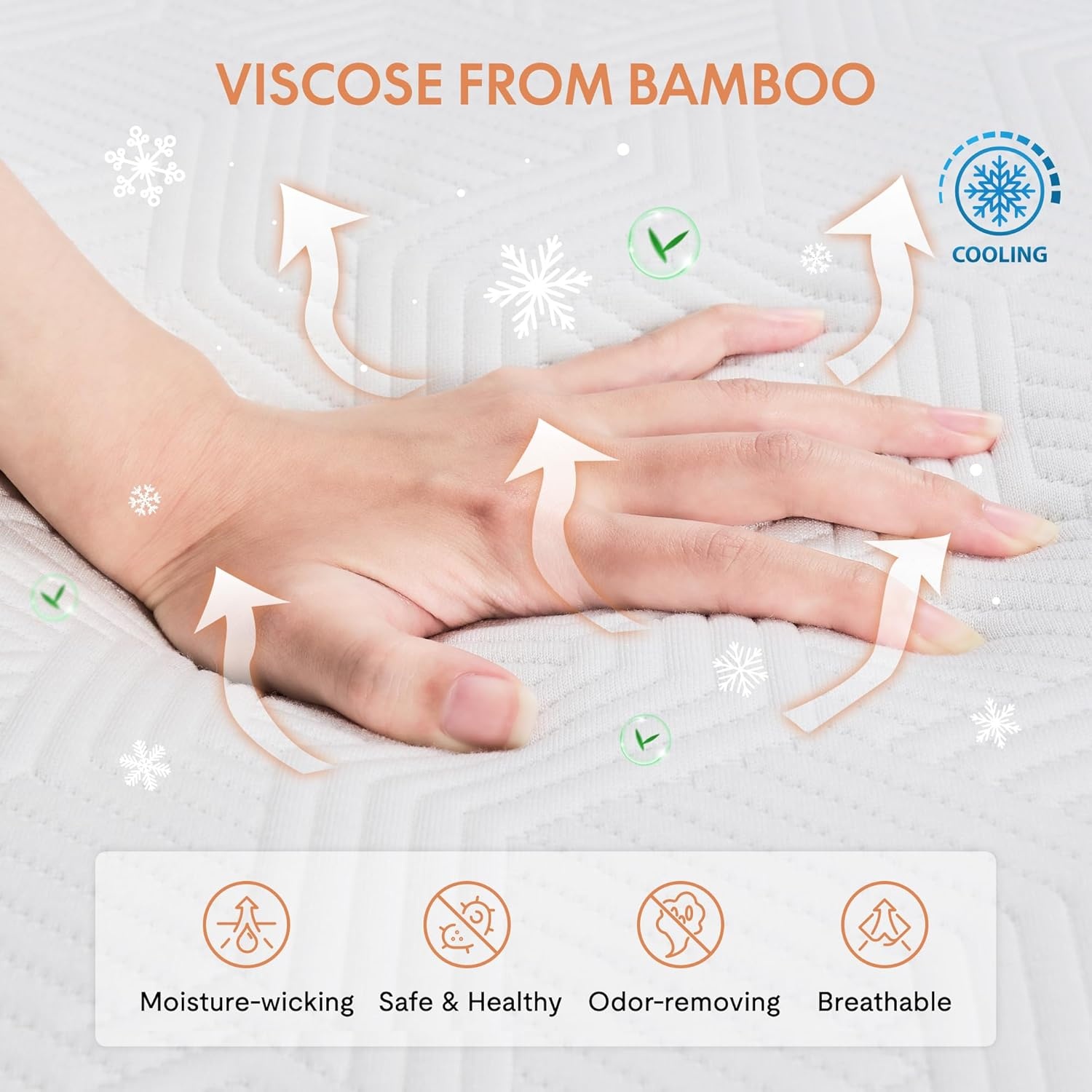 image:imageFLEXISPOT Hako G1 Solid Wood Platform Bed Frame QueenRubberwoodToolFree AssemblyLow Profile FloatingStorage ShelfampCharging StationModern Scandinavian Japanese MinimalistHeavy DutyNatural OakQueen415 Headboard