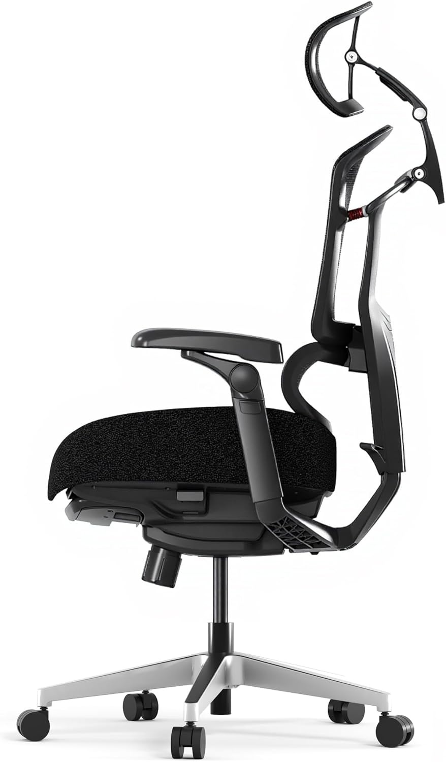 image:imageFLEXISPOT ErgoX Premium Ergonomic Office Chair with Footrest Adjustable 3D Armrests Dynamic Lumbar Support Recline amp Tilt Function Mesh Seat for Home amp Office Use BlackCloudtech Black