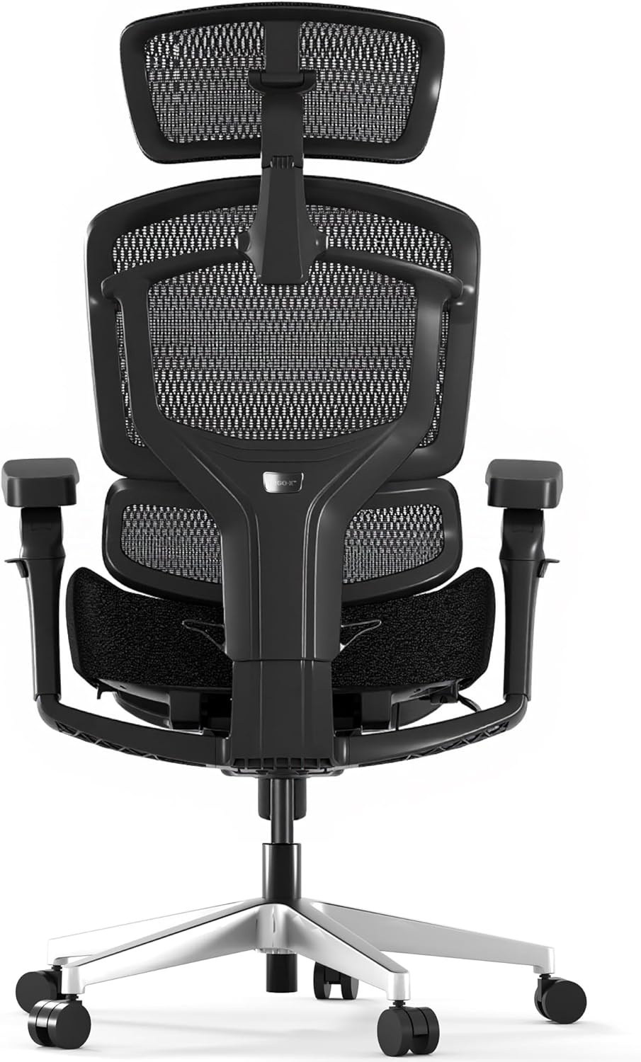 image:imageFLEXISPOT ErgoX Premium Ergonomic Office Chair with Footrest Adjustable 3D Armrests Dynamic Lumbar Support Recline amp Tilt Function Mesh Seat for Home amp Office Use BlackCloudtech Black