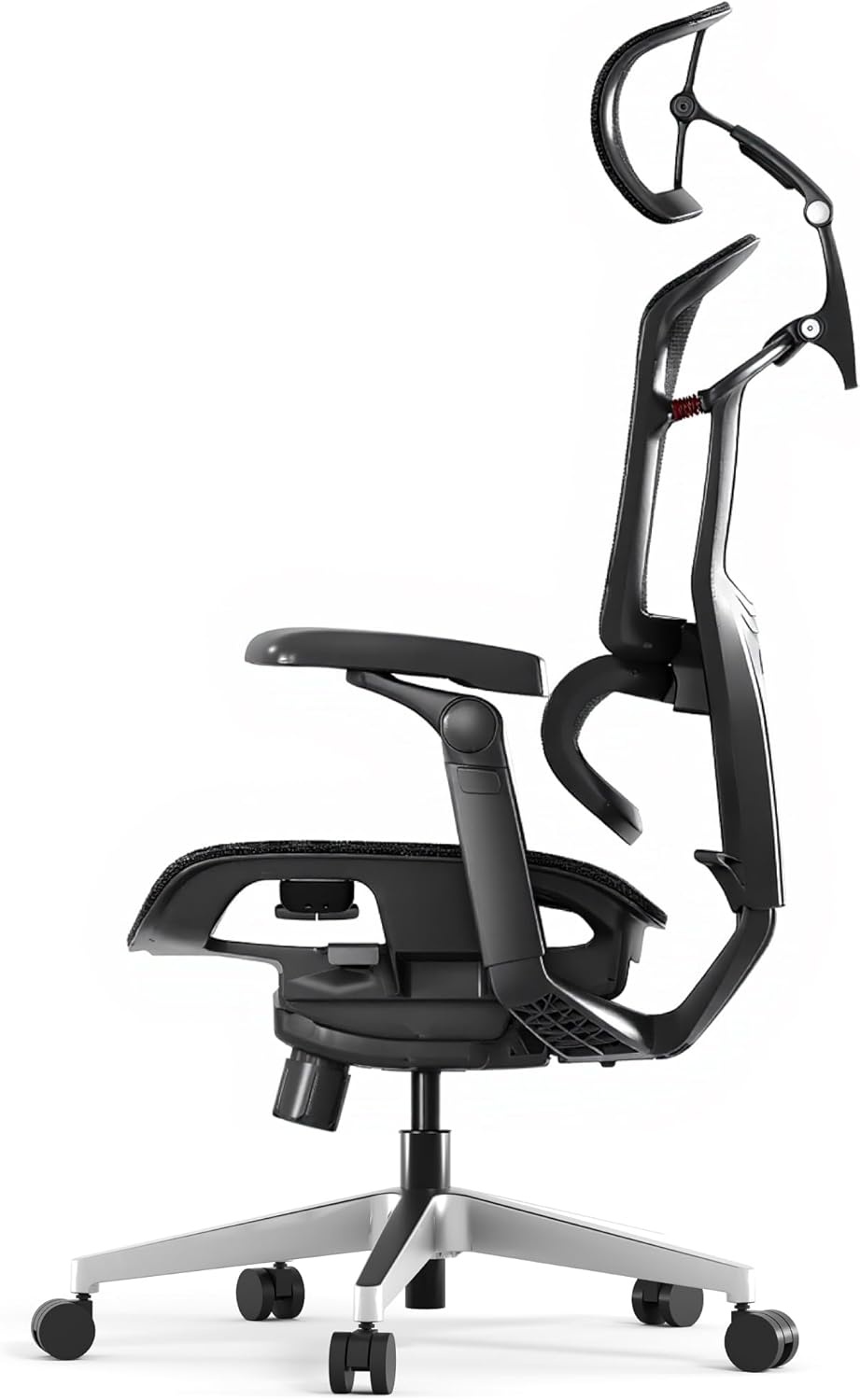 image:imageFLEXISPOT ErgoX Premium Ergonomic Office Chair with Footrest Adjustable 3D Armrests Dynamic Lumbar Support Recline amp Tilt Function Mesh Seat for Home amp Office Use BlackBreathable Black