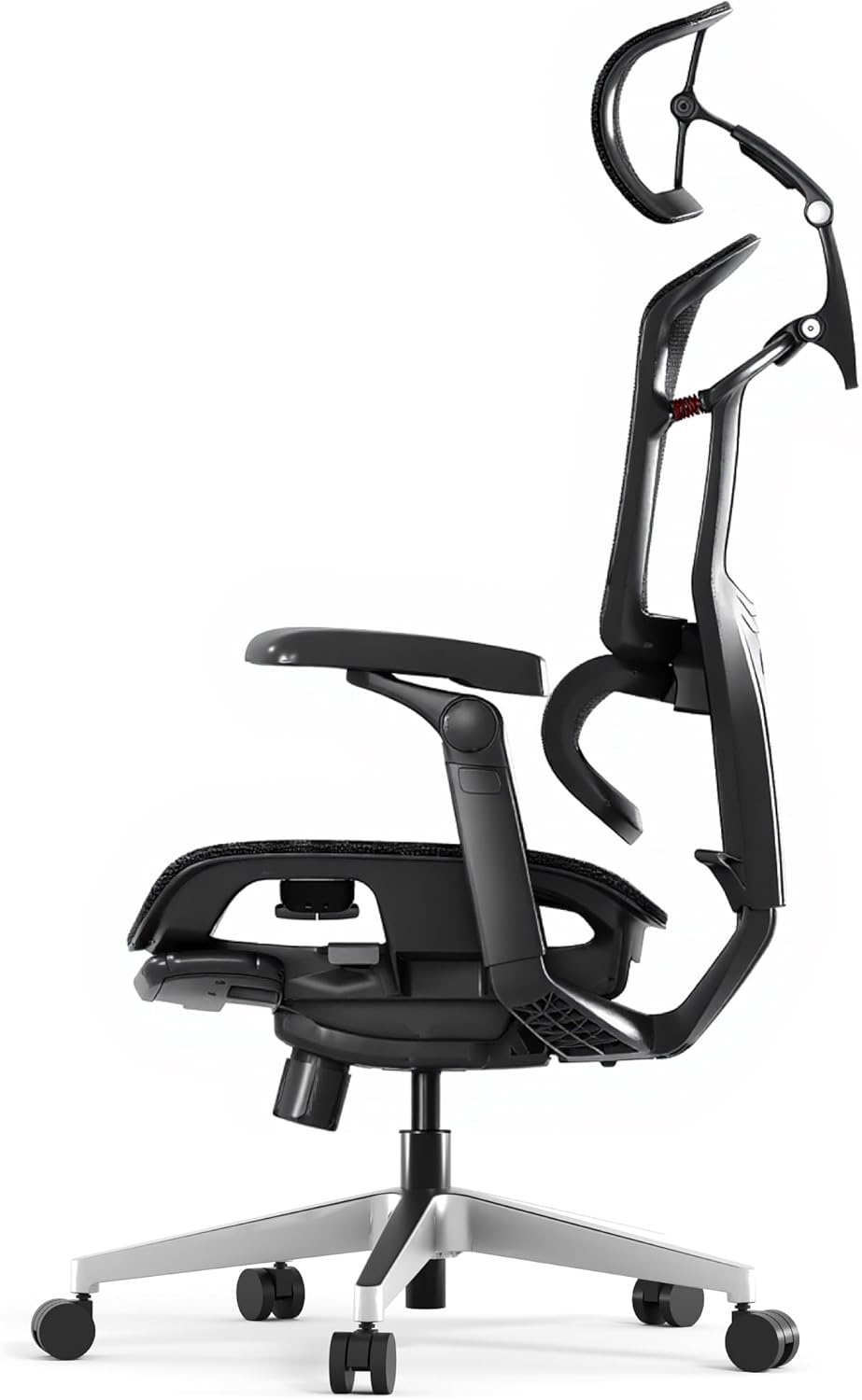 image:imageFLEXISPOT ErgoX Premium Ergonomic Office Chair with Footrest Adjustable 3D Armrests Dynamic Lumbar Support Recline amp Tilt Function Mesh Seat for Home amp Office Use BlackBreathable Black