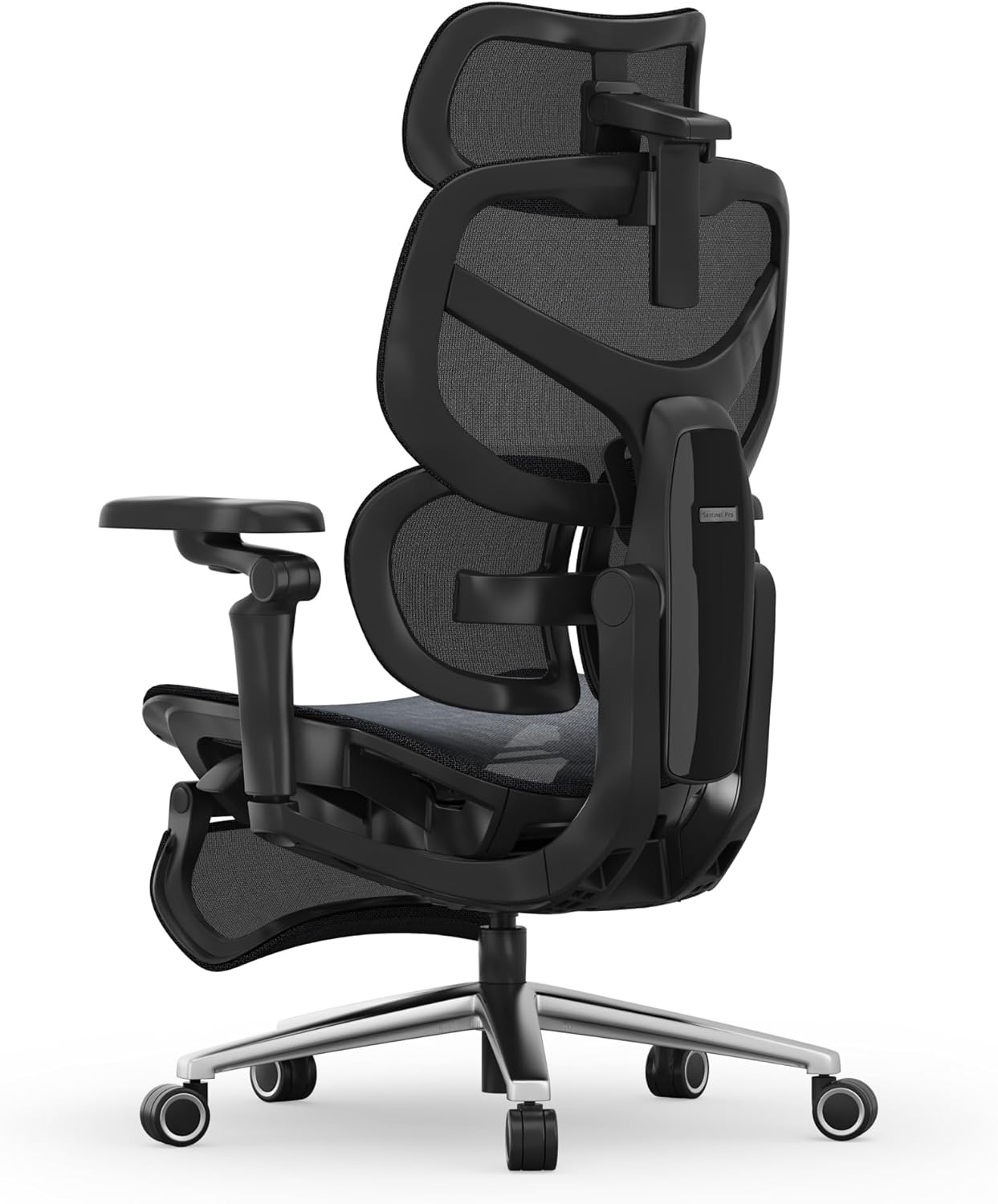 image:imageFLEXISPOT Sentinel Ergonomic Gaming Chair with 3Year Warranty DualWing Adaptive Lumbar 3D Armrests 120 3Position Recline HeightAdjustable Backrest Premium Computer Desk Chair for Home amp OfficeBlack