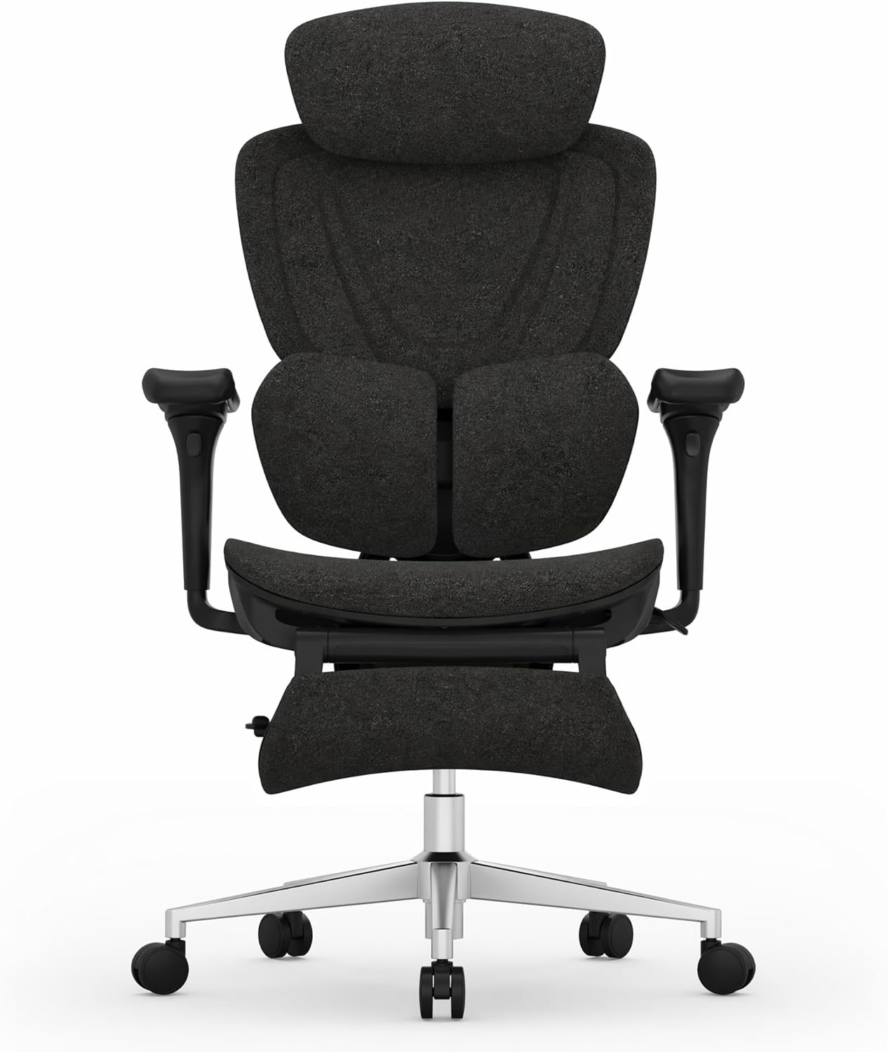image:imageFLEXISPOT Sentinel Ergonomic Gaming Chair with 3Year Warranty DualWing Adaptive Lumbar 3D Armrests 120 3Position Recline HeightAdjustable Backrest Premium Computer Desk Chair for Home amp OfficeBlack