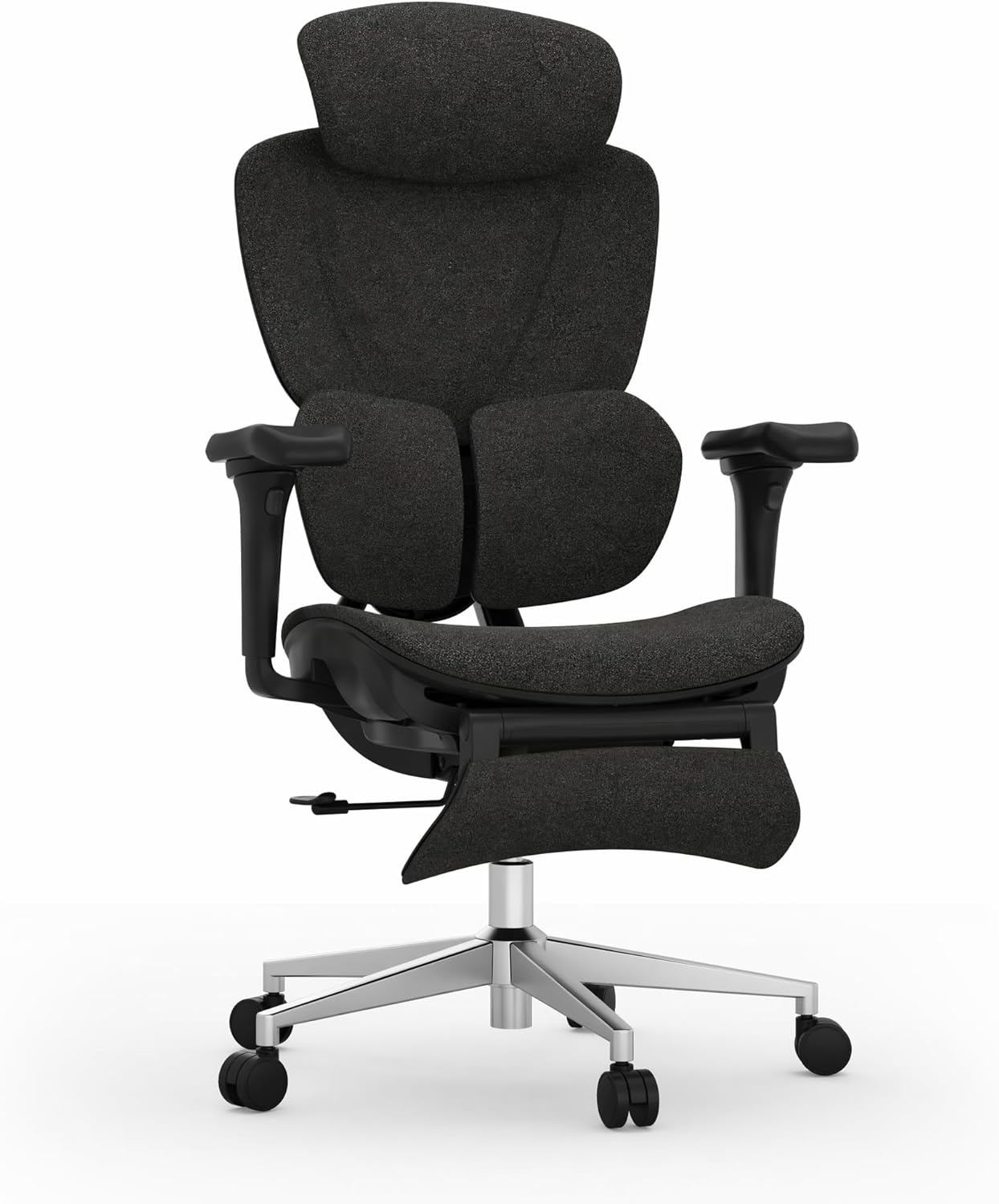 image:imageFLEXISPOT Sentinel Ergonomic Gaming Chair with 3Year Warranty DualWing Adaptive Lumbar 3D Armrests 120 3Position Recline HeightAdjustable Backrest Premium Computer Desk Chair for Home amp OfficeBlack