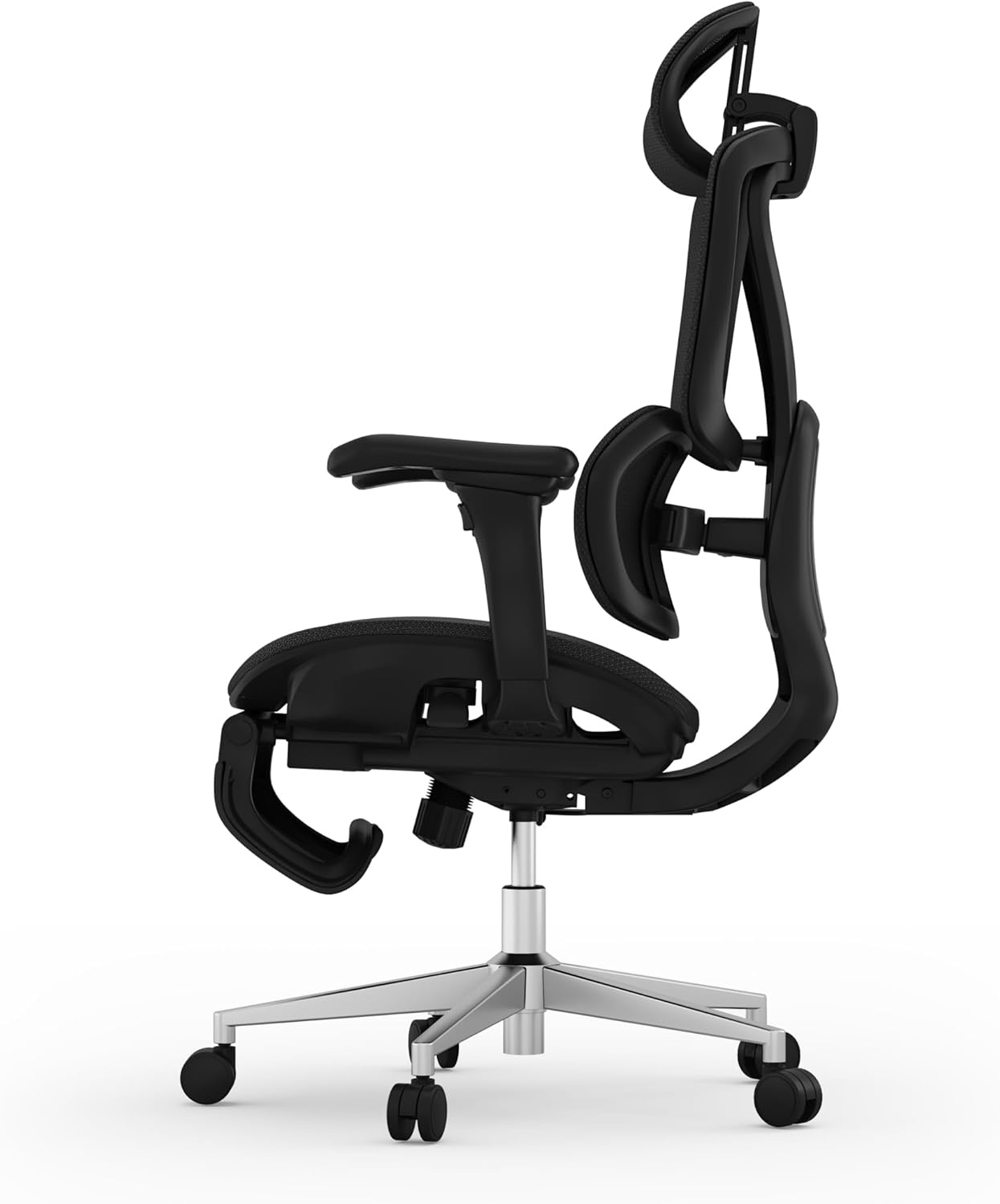 image:imageFLEXISPOT Sentinel Ergonomic Gaming Chair with 3Year Warranty DualWing Adaptive Lumbar 3D Armrests 120 3Position Recline HeightAdjustable Backrest Premium Computer Desk Chair for Home amp OfficeBlack