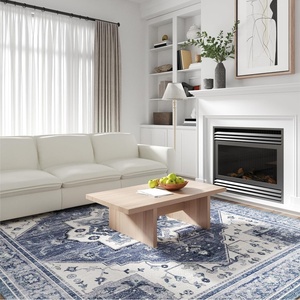 image:imageFLEXISPOT 9x12 Washable Area Rug  Patented NonSlip Carpet Low Pile Child amp Pet Friendly HighGrip Rug Pad Included  Ideal for Entryway Living Room amp Bedroom Royal Indigo