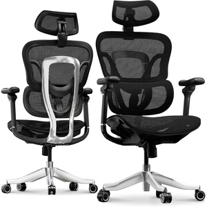 image:imageFLEXISPOT ErgoX Premium Ergonomic Office Chair with Footrest  Adjustable 3D Armrests Dynamic Lumbar Support Recline amp Tilt Function Mesh Seat for Home amp Office Use BlackBreathable Black