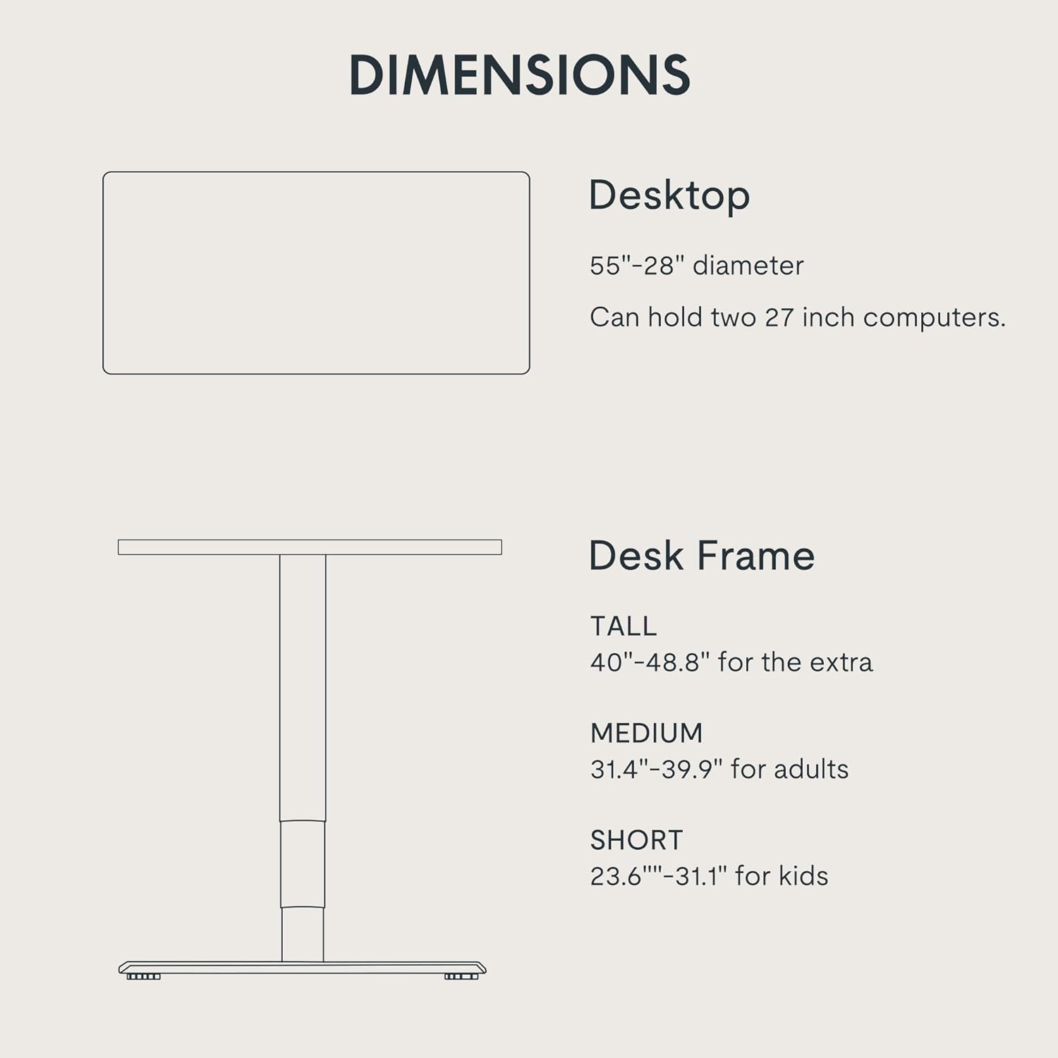 image:imageFLEXISPOT E6 MAX Bamboo 55x28 Inch Dual Motor 3Stage Heavy Duty Standing Desk 330lbs Weight Capacity Height Adjustable Desk wCable Management amp Wheels Solid Bamboo Desktop White FrameBlack Frame Bamboo Top
