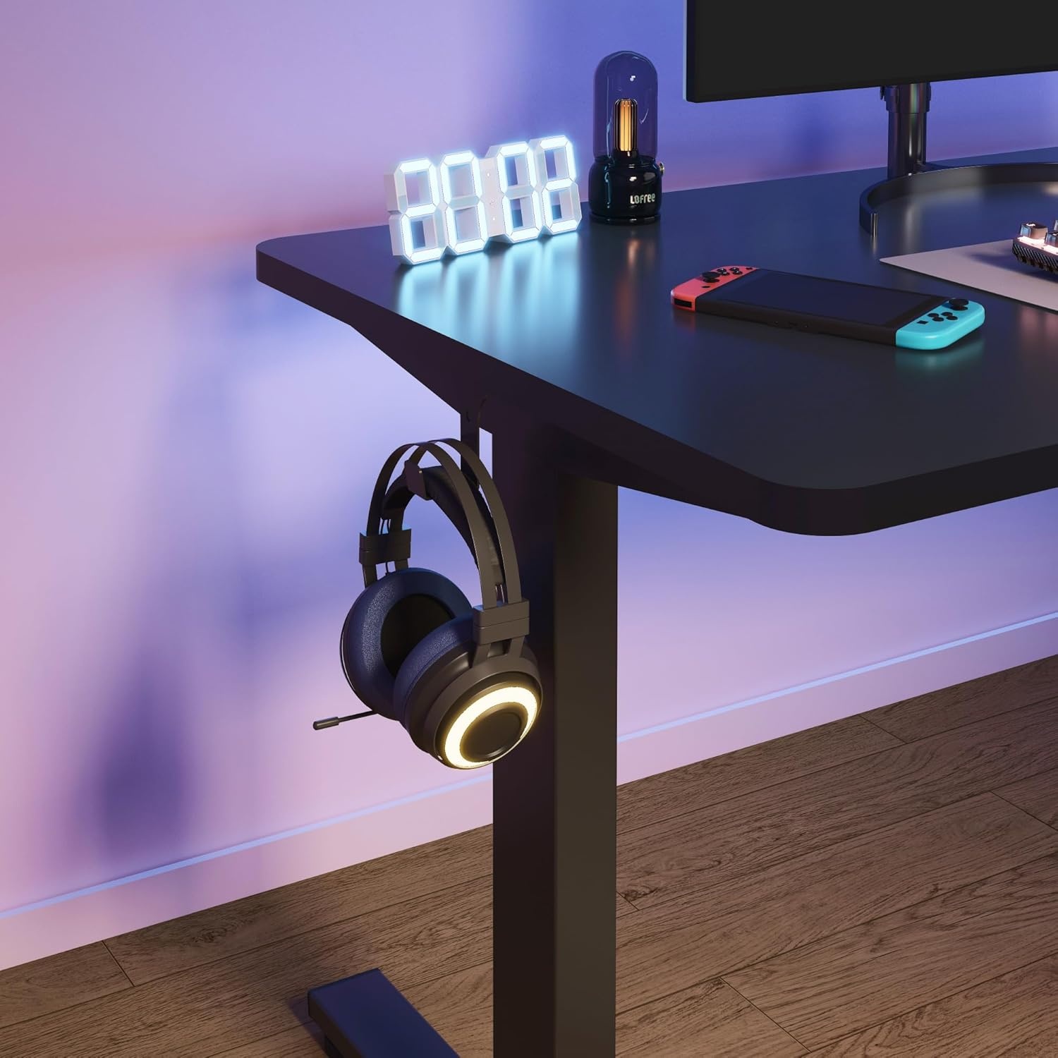image:imageFLEXISPOT EN1 Height Adjustable Standing Desk Frame with Memory Controller Electric Sit Stand Desk Base for Home and Office Black Frame OnlyBlack