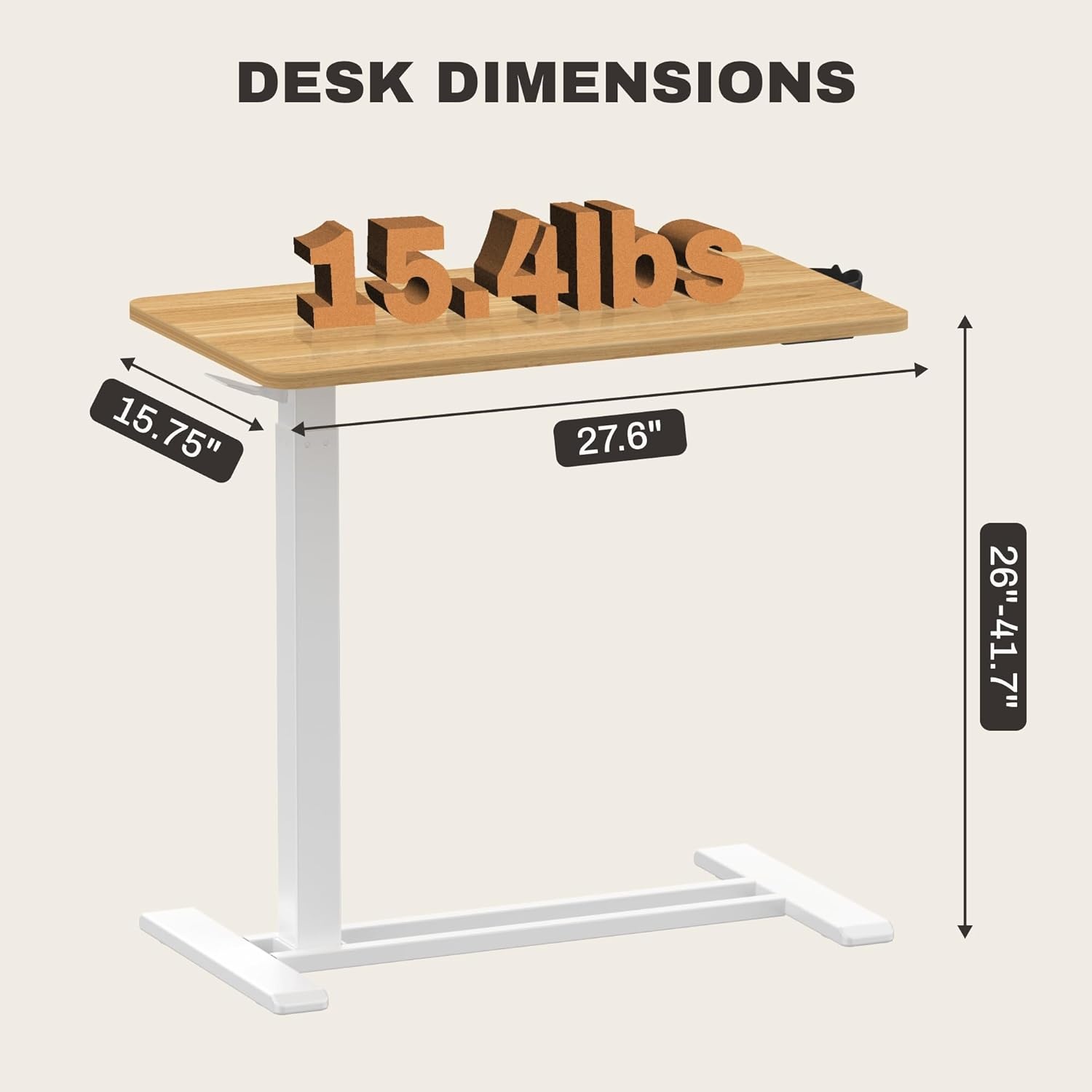 image:imageFLEXISPOT Mobile Standing Desk with Wheels Pneumatic Laptop Desk Rolling Computer Cart Movable Height Adjustable Small Sit Stand Desk Computer Workstations Home Use315 W x 177 D MahoganyMaple