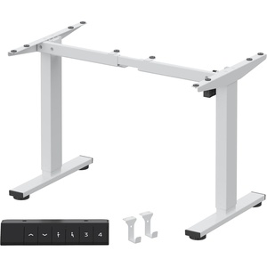 image:imageFLEXISPOT EN1 Height Adjustable Standing Desk Frame with Memory Controller Electric Sit Stand Desk Base for Home and Office Black Frame OnlyWhite