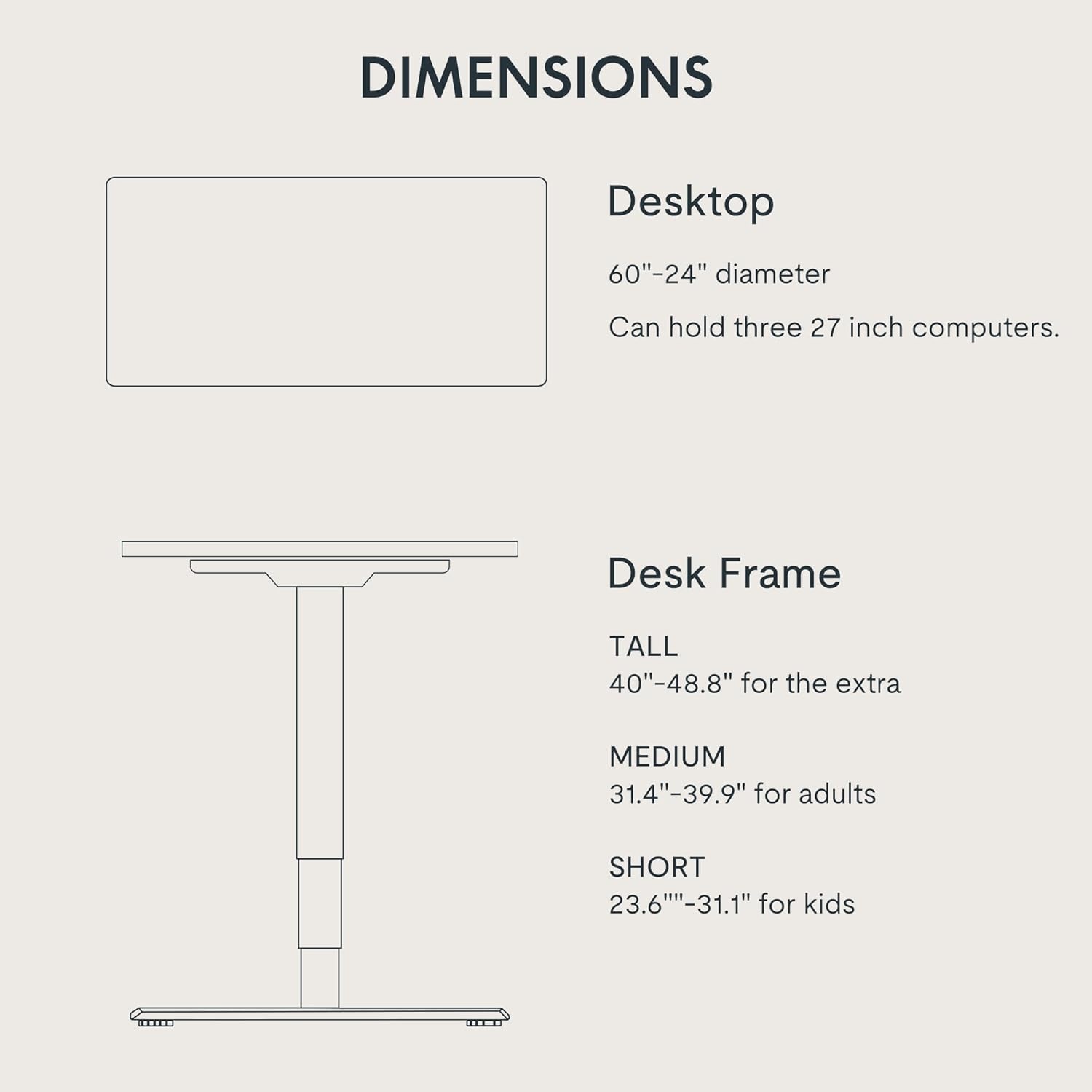 image:imageFLEXISPOT E6 3Stage Dual Motor Electric Standing Desk 55 x 28 Sit Stand Up Desk Holds 220 lbs Adjustable Height wMemory Presets OnePiece Special Walnut Desktop amp Black Frame Ships in 2 BoxesBlack Frame Maple Top