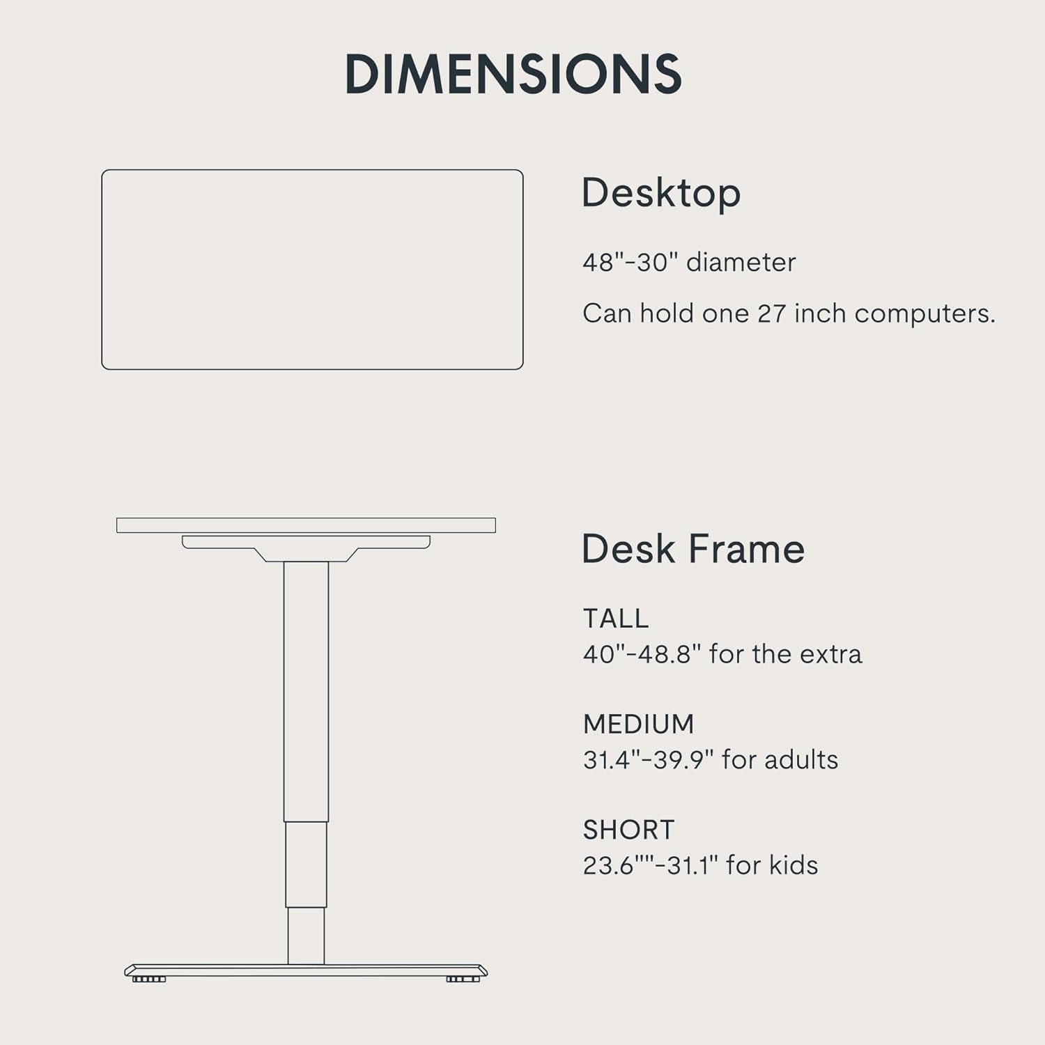 image:imageFLEXISPOT E6 3Stage Dual Motor Electric Standing Desk 55 x 28 Sit Stand Up Desk Holds 220 lbs Adjustable Height wMemory Presets OnePiece Special Walnut Desktop amp Black Frame Ships in 2 BoxesWhite Frame Brown Wood Top