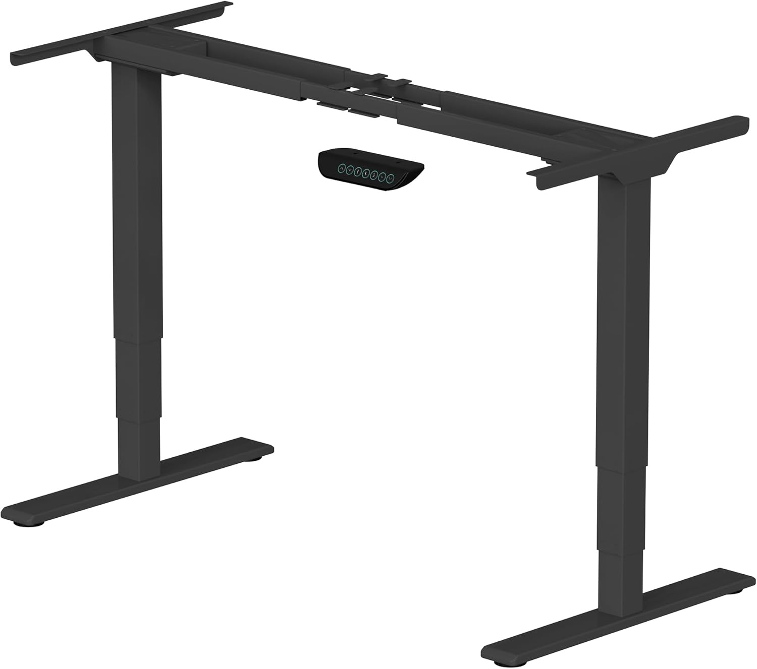 image:imageFLEXISPOT E6 Dual Motor Standing Desk Frame 3 Stages Electric Height Adjustable Stand Up Desk Frame Only WhiteBlack Frame
