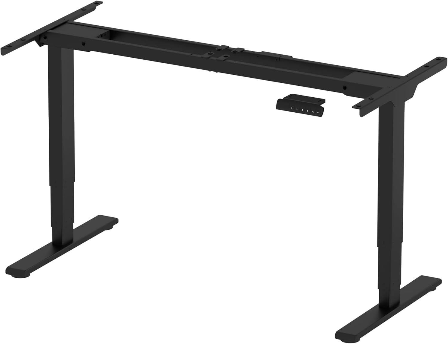 image:imageFLEXISPOT E6 Dual Motor Standing Desk Frame 3 Stages Electric Height Adjustable Stand Up Desk Frame Only WhiteBlack Frame