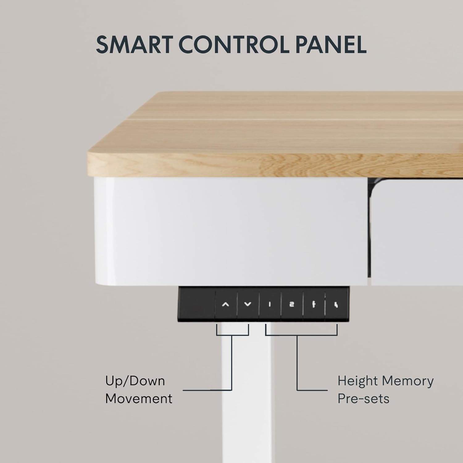 image:imageFLEXISPOT Q8 55 Bamboo Standing Desk Dual Motor 3 Stages Adjustable Height Electric Computer Workstation wWireless Charging Drawer Quick Install 220lbs Capacity Bamboo Tabletop White FrameMaple