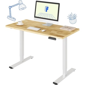image:imageFLEXISPOT E3 Dual Motor Electric Standing Desk 48 x 24 Sit Stand Up Desk Holds 220 lbs Adjustable Height wMemory Presets OnePiece Black Desktop amp Black Frame Ships in 2 BoxesWhite Frame Solid Wood Top