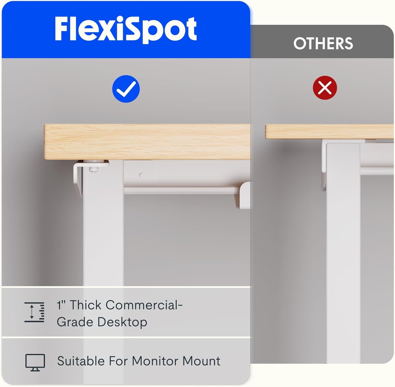 image:imageFLEXISPOT 63 L Shaped Standing Desk with Shelf Electric Corner Table Drawers Adjustable Computer Workstation for Home Office63x55in White Top White FrameBasic