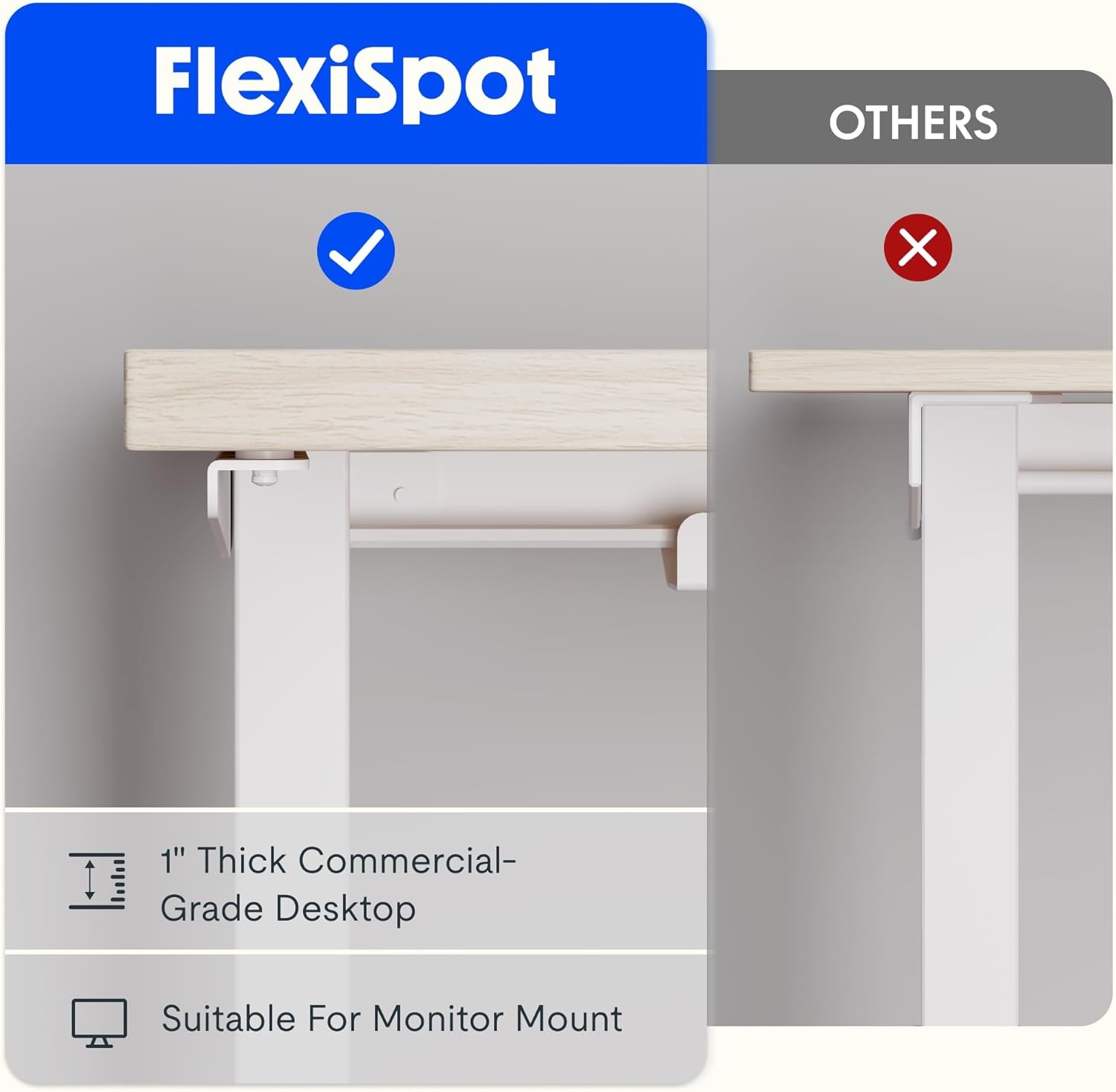 image:imageFLEXISPOT 63 L Shaped Standing Desk with Shelf Electric Corner Table Drawers Adjustable Computer Workstation for Home Office63x55in White Top White FrameBasic