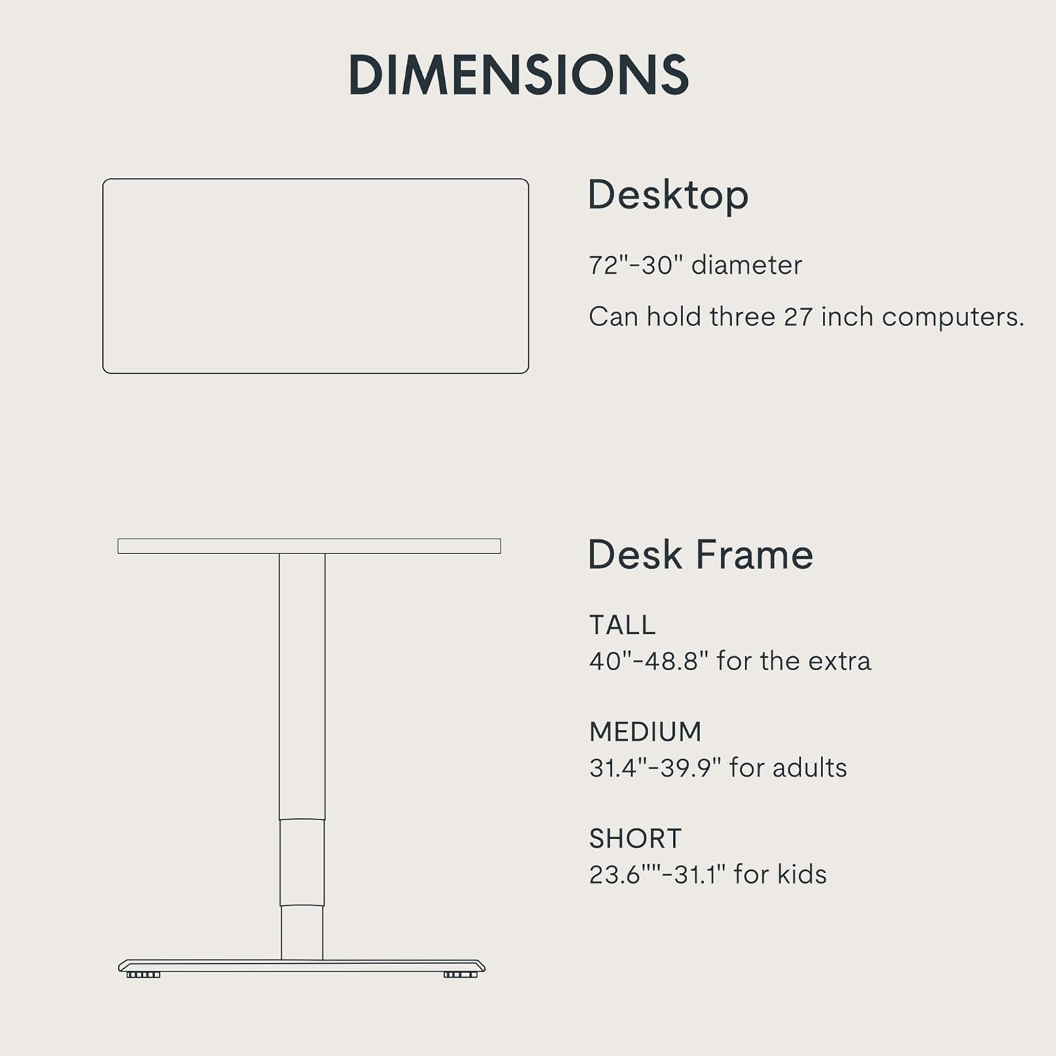 image:imageFLEXISPOT E6 MAX Bamboo Dual Motor 48x24 Inch 3Stage Heavy Duty Standing Desk 330lbs Weight Capacity Height Adjustable Desk wCable Management amp Wheels Solid Bamboo Desktop Black FrameWhite Frame Bamboo Top