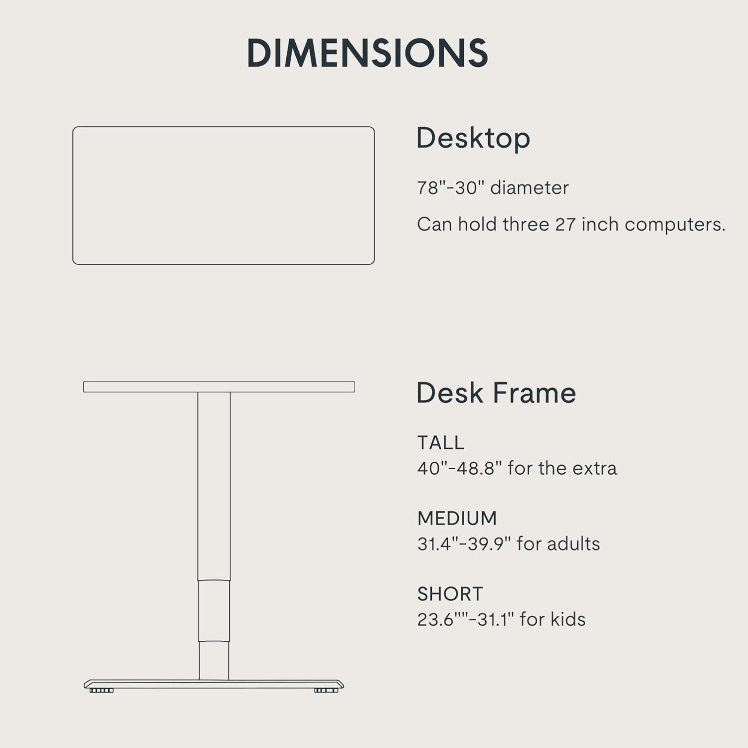 image:imageFLEXISPOT E6 MAX Bamboo Dual Motor 48x24 Inch 3Stage Heavy Duty Standing Desk 330lbs Weight Capacity Height Adjustable Desk wCable Management amp Wheels Solid Bamboo Desktop Black FrameBlack Frame Bamboo Top