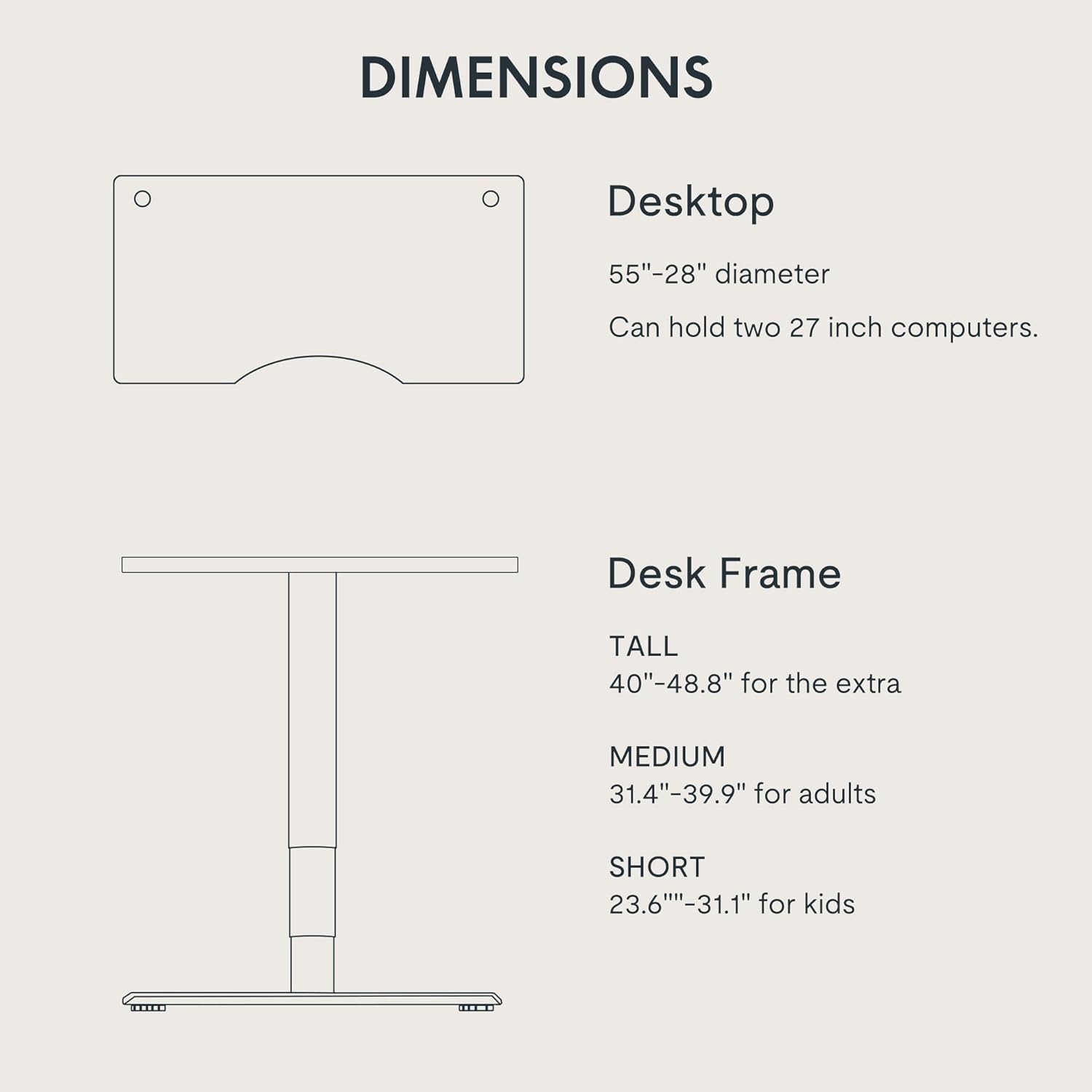 image:imageFLEXISPOT E6 MAX Woodix Acacia Solid Wood 60x30 Dual Motor Heavy Duty Standing Desk 330lbs Capacity 3Stage Height Adjustable Desk wCable Management amp WheelsNatural Acacia Wood White FrameBlack Frame Curved Bamboo Top