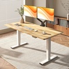 White Frame+ Natural Timber Top