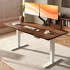 White Frame+ Black Walnut Top