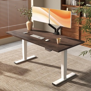 image:imageFLEXISPOT E6 MAX Bamboo Dual Motor 48x24 Inch 3Stage Heavy Duty Standing Desk 330lbs Weight Capacity Height Adjustable Desk wCable Management amp Wheels Solid Bamboo Desktop  Black FrameWhite Frame Walnut Bamboo Top