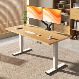 image:imageFLEXISPOT E6 MAX Woodix Acacia Solid Wood 60x30 Dual Motor Heavy Duty Standing Desk 330lbs Capacity 3Stage Height Adjustable Desk wCable Management amp WheelsNatural Acacia Wood  White FrameWhite Frame Bamboo Top