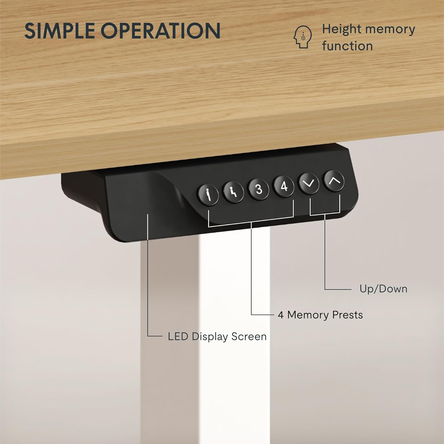 image:imageFLEXISPOT 71x32 Inch Electric Large Standing Desk for Home amp Office Spacious Splice Board Desk with Cable Management amp Organizer Cup Holder amp Hook BlackMaple