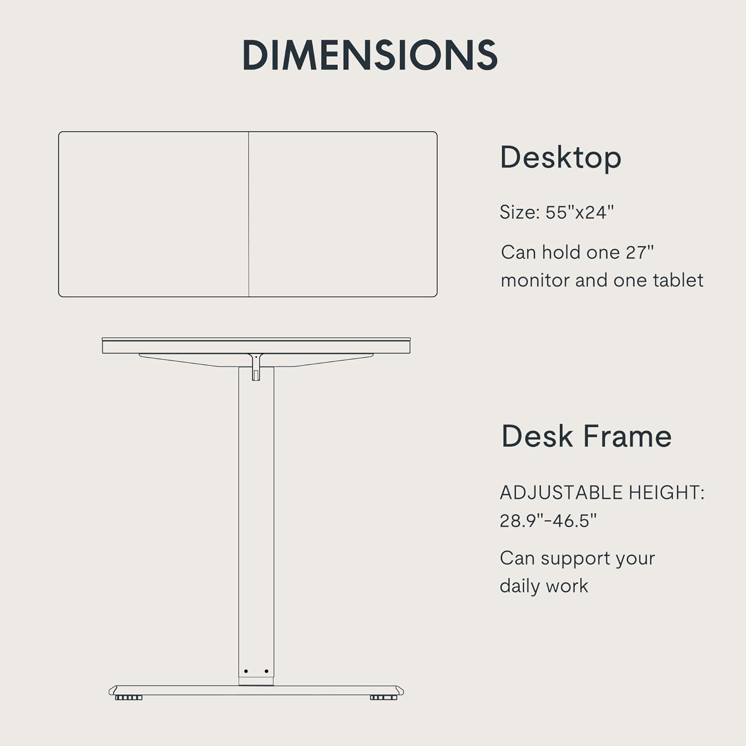 image:imageFLEXISPOT 71x32 Inch Electric Large Standing Desk for Home amp Office Spacious Splice Board Desk with Cable Management amp Organizer Cup Holder amp Hook BlackMaple