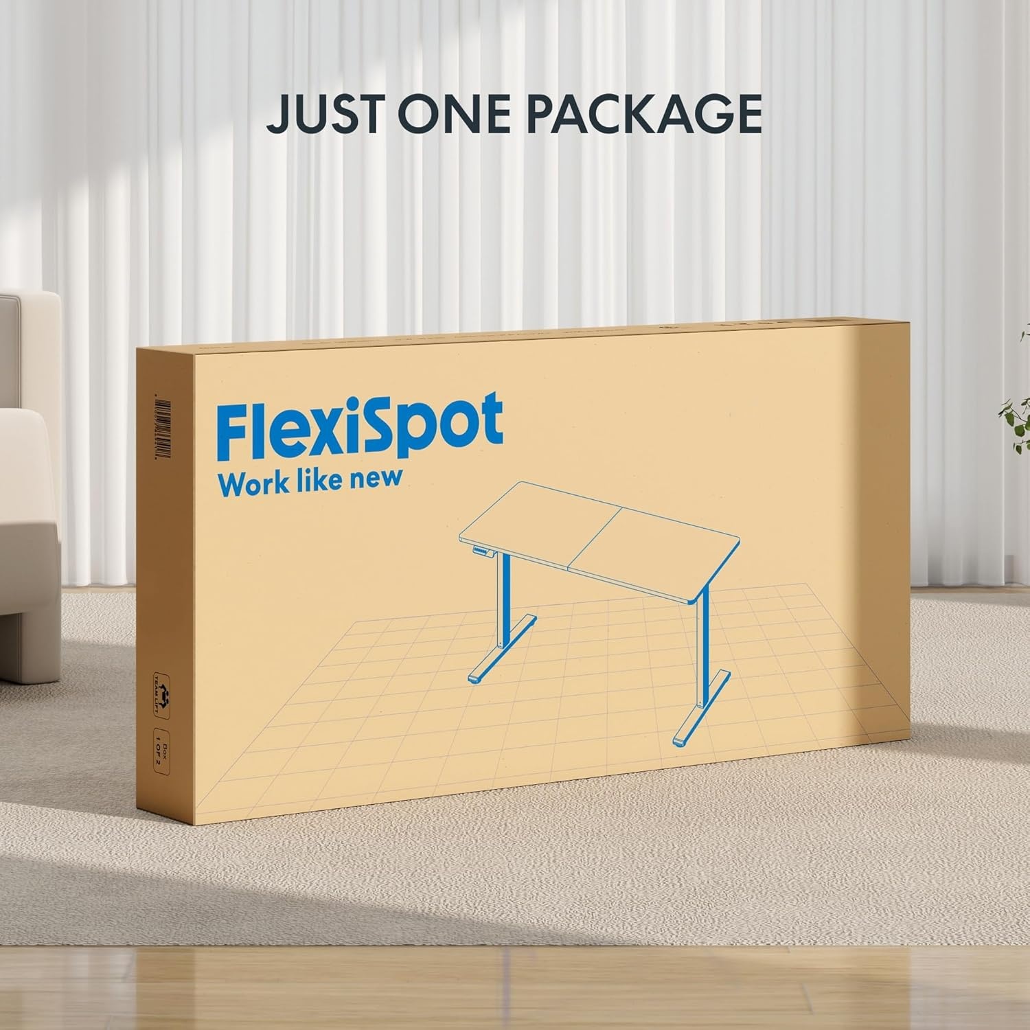 image:imageFLEXISPOT 71x32 Inch Electric Large Standing Desk for Home amp Office Spacious Splice Board Desk with Cable Management amp Organizer Cup Holder amp Hook BlackBlack