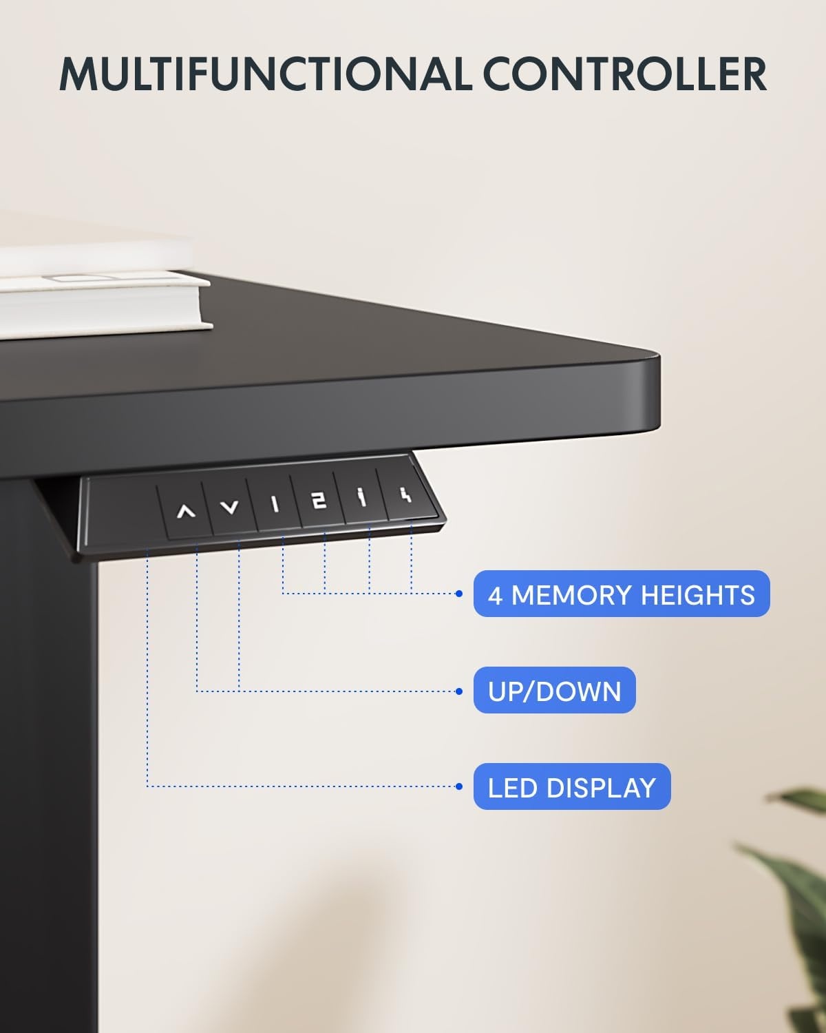 image:imageFLEXISPOT 71x32 Inch Electric Large Standing Desk for Home amp Office Spacious Splice Board Desk with Cable Management amp Organizer Cup Holder amp Hook BlackBlack