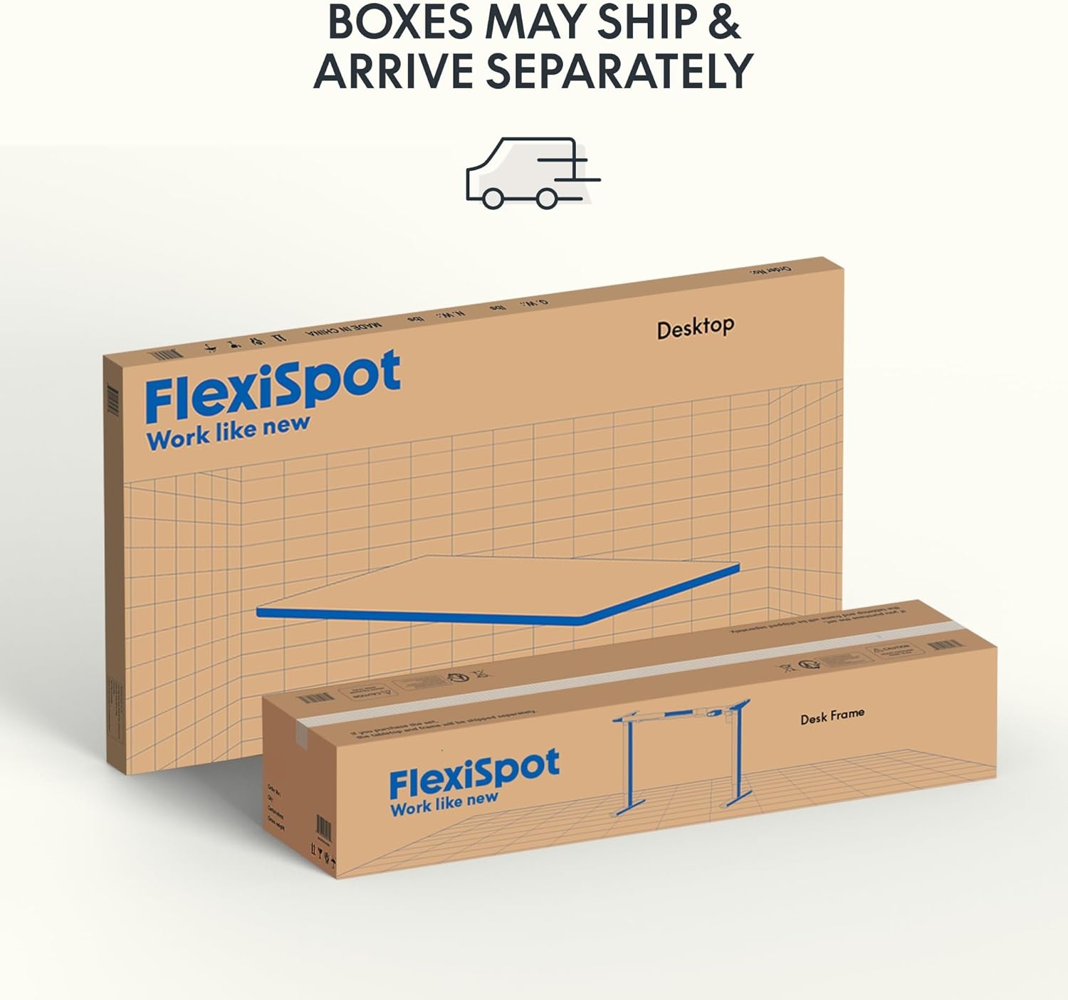 image:imageFLEXISPOT EN1 OnePiece Standing Desk Electric Adjustable with 4 Memory Presets 176 LBS Capacity Stable amp Quiet Seamless Desktop for Home Office amp Dual Monitors 48x24 BlackMaple