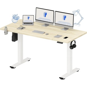 image:imageFLEXISPOT 71x32 Inch Electric Large Standing Desk for Home amp Office Spacious Splice Board Desk with Cable Management amp Organizer Cup Holder amp Hook BlackWhite Wood Grain