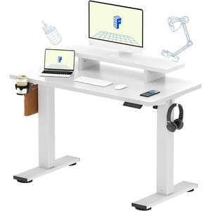 image:imageFLEXISPOT 71x32 Inch Electric Large Standing Desk for Home amp Office Spacious Splice Board Desk with Cable Management amp Organizer Cup Holder amp Hook BlackWhite  Riser