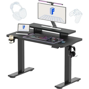 image:imageFLEXISPOT 71x32 Inch Electric Large Standing Desk for Home amp Office Spacious Splice Board Desk with Cable Management amp Organizer Cup Holder amp Hook BlackBlack  Riser