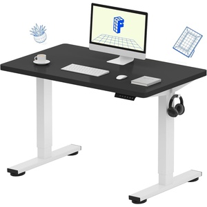 image:imageFLEXISPOT EN1 OnePiece Standing Desk 48x24 Seamless Desktop Electric Height Adjustable Desk for Home Office MultiMonitor Setups amp Easy Assembly MapleBlack