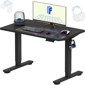 image:imageFLEXISPOT EN1 OnePiece Standing Desk 48x24 Seamless Desktop Electric Height Adjustable Desk for Home Office MultiMonitor Setups amp Easy Assembly MapleBlackblack