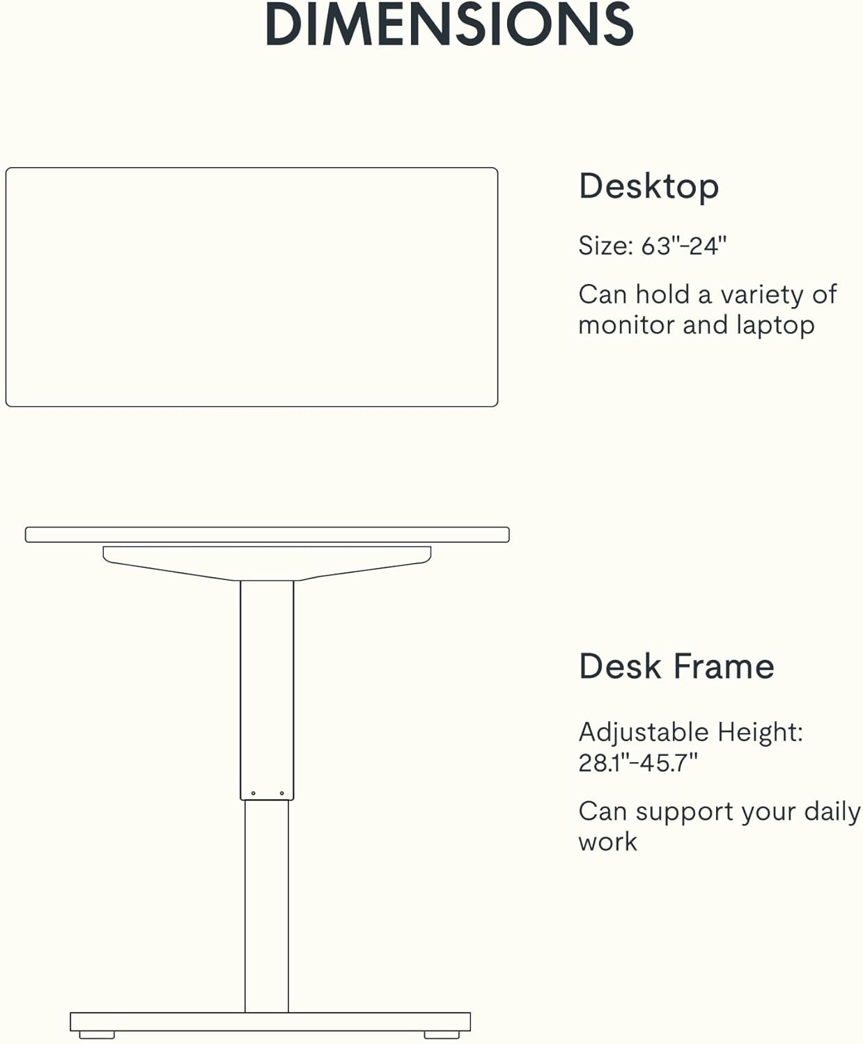 image:imageFLEXISPOT Solid Bamboo Standing Desk 48 x 24 Real Bamboo Desktop with Natural Grain Durable amp Sustainable Workstation for Home Office and MultiMonitor Setups Curved Black FrameSilver Frame