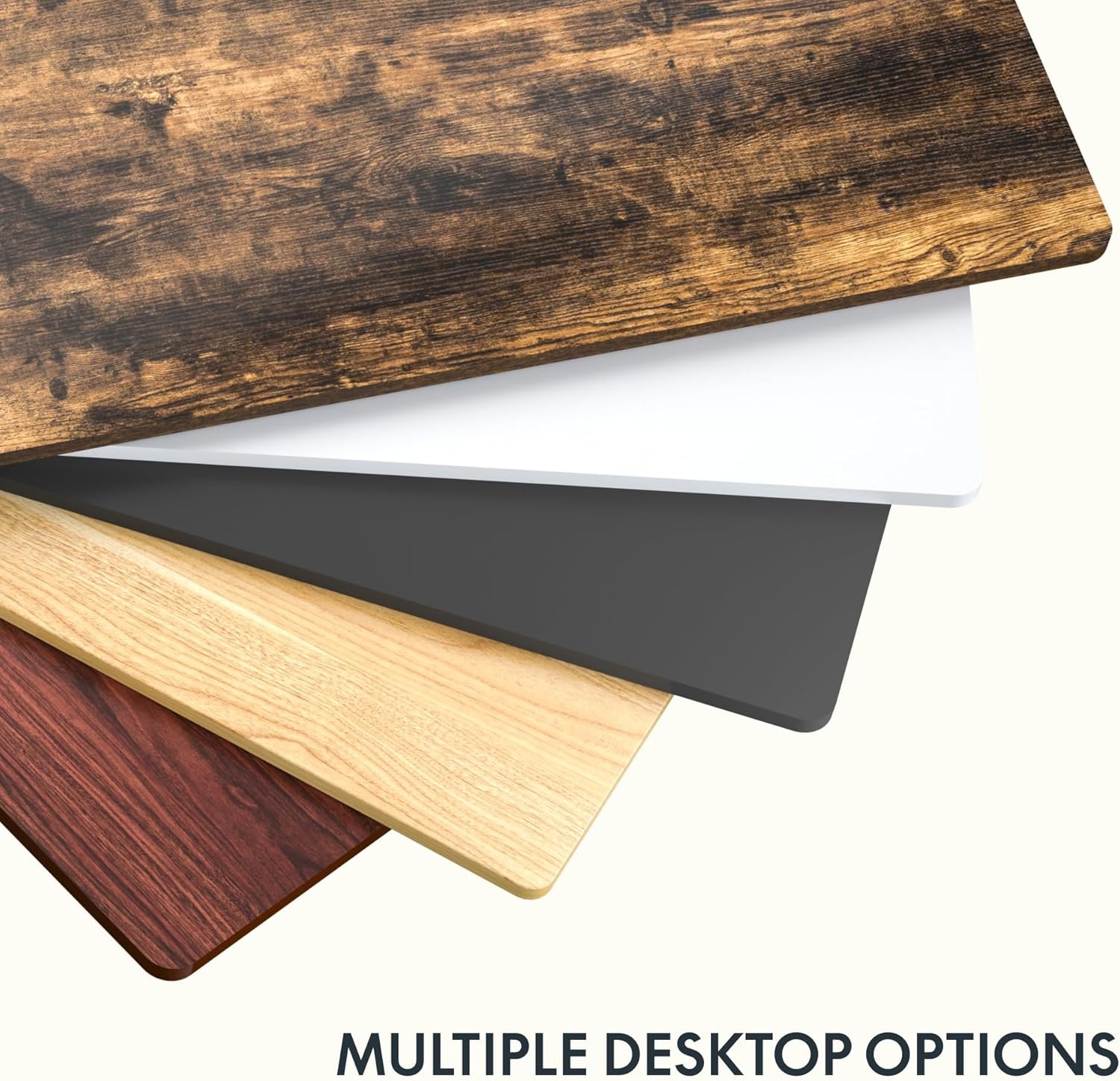 image:imageFLEXISPOT Whole Piece 48x30 Desktop 1 Thickness Height Adjustable Desk Rectangular Tabletop White Board 48INCH White TopRustic