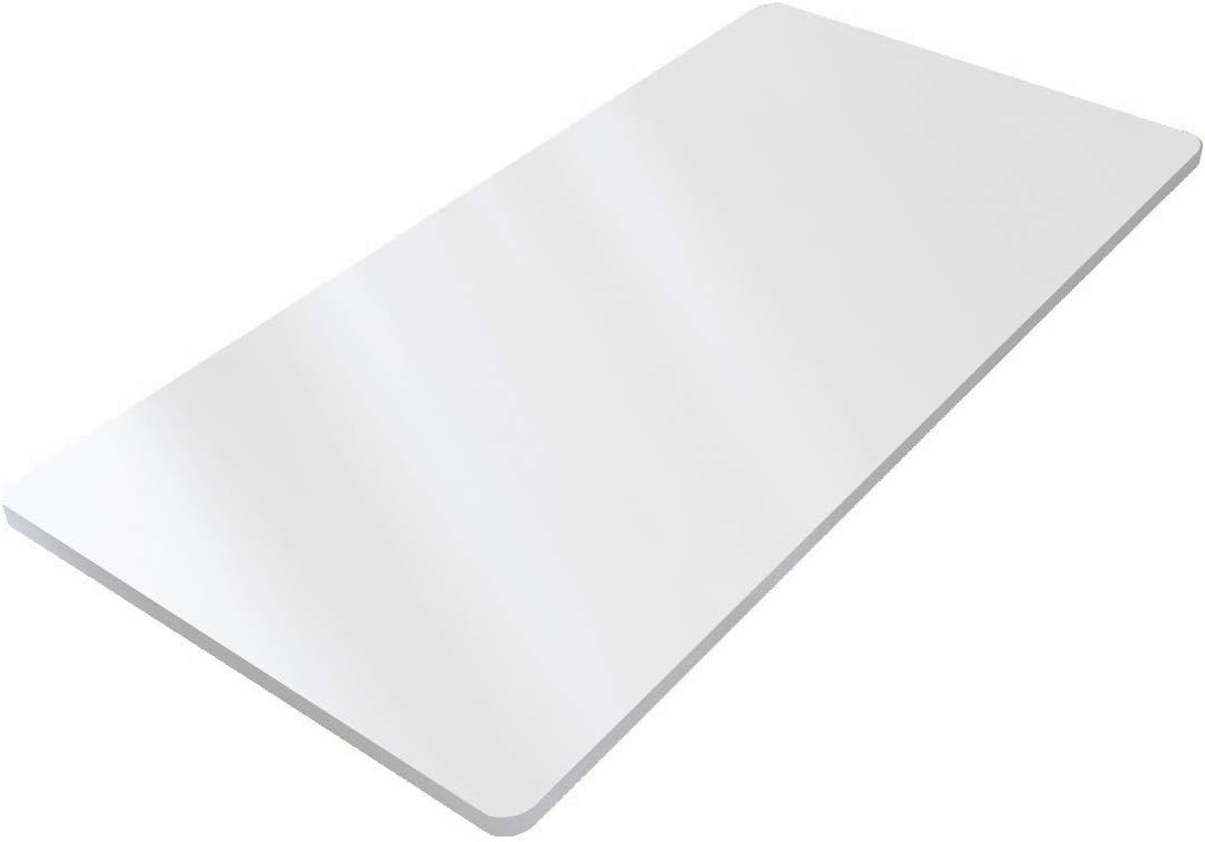 image:imageFLEXISPOT Whole Piece 48x30 Desktop 1 Thickness Height Adjustable Desk Rectangular Tabletop White Board 48INCH White TopWhite