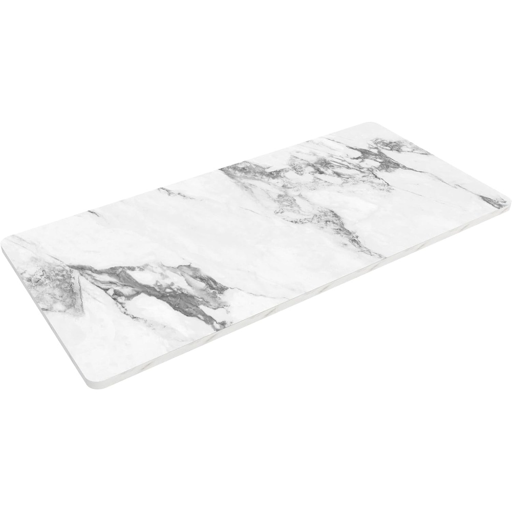 image:imageFLEXISPOT Whole Piece 48x30 Desktop 1 Thickness Height Adjustable Desk Rectangular Tabletop White Board 48INCH White TopMarble Grey